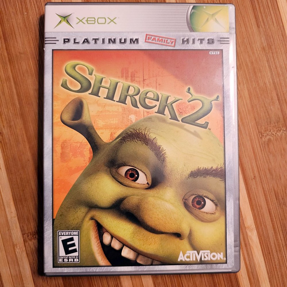 Original X-Box Shrek 2 Platinum Hits Edition, EUC